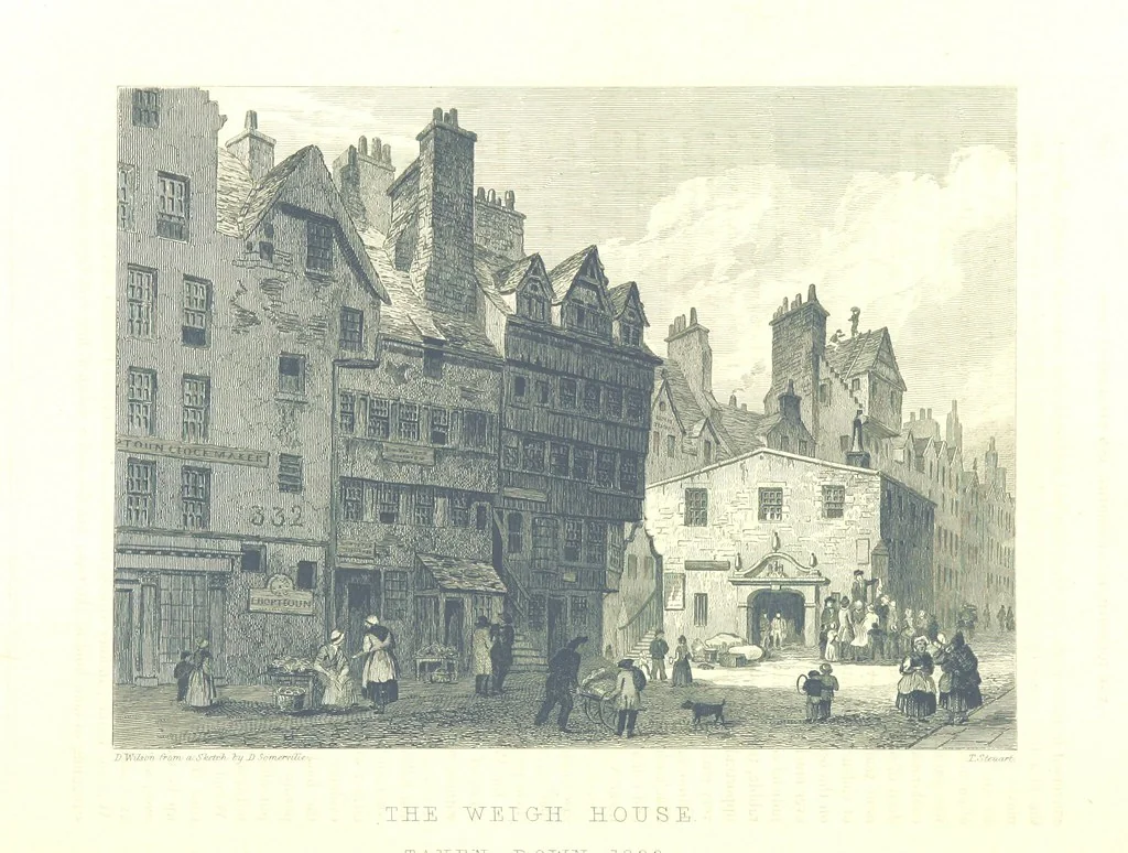 An illustration from Memorials of Edinburgh in the olden time, 1848, leaf 252