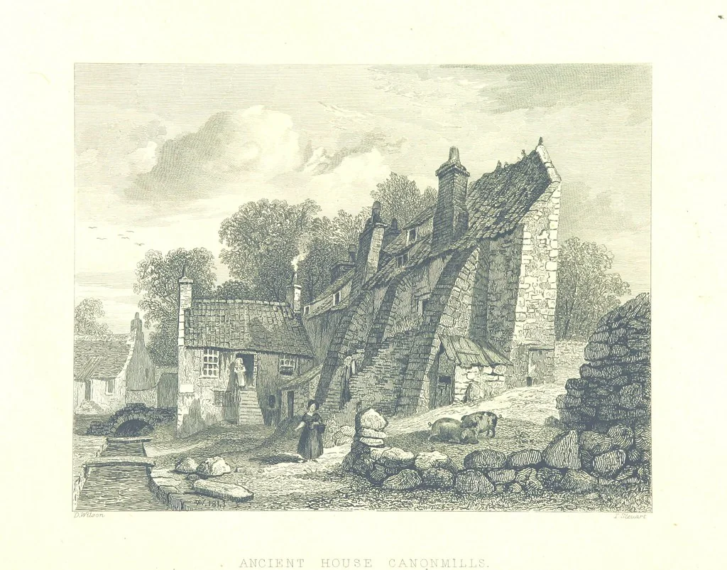 An illustration from Memorials of Edinburgh in the olden time, 1848, leaf 26