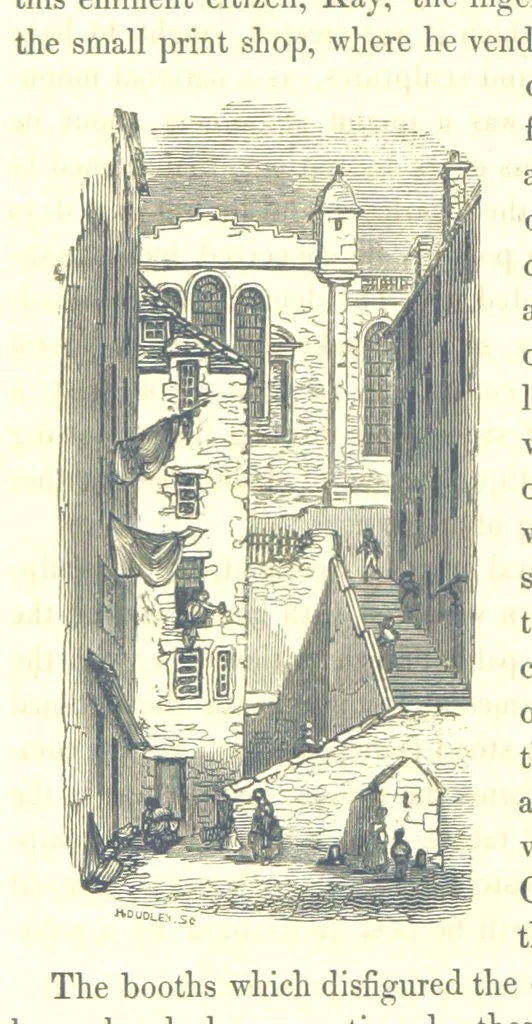 An illustration from Memorials of Edinburgh in the olden time, 1848, leaf 270