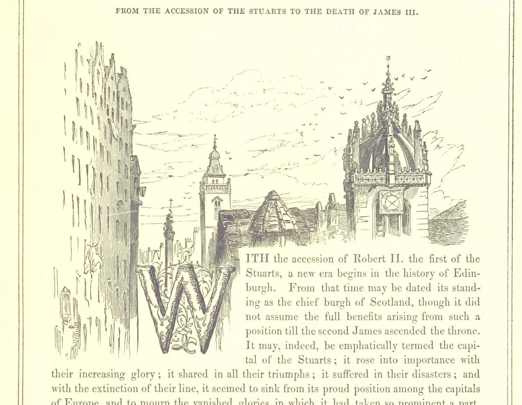 An illustration from Memorials of Edinburgh in the olden time, 1848, leaf 35