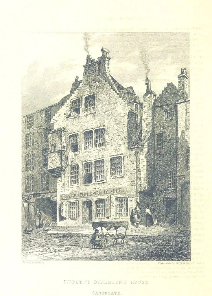 An illustration from Memorials of Edinburgh in the olden time, 1848, leaf 376