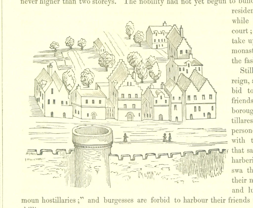 An illustration from Memorials of Edinburgh in the olden time, 1848, leaf 38