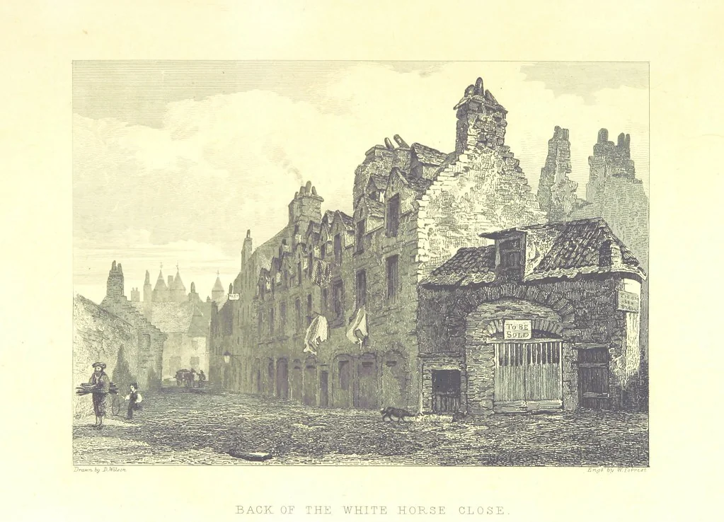 An illustration from Memorials of Edinburgh in the olden time, 1848, leaf 383