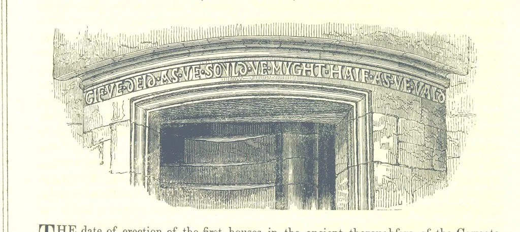An illustration from Memorials of Edinburgh in the olden time, 1848, leaf 390