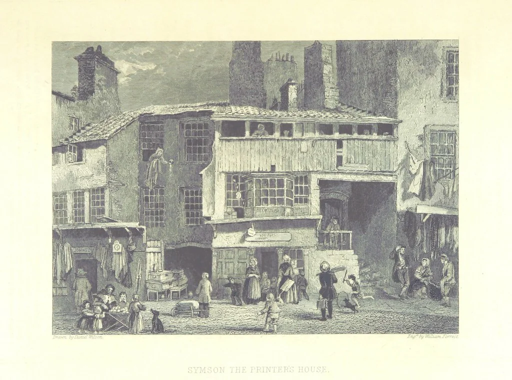 An illustration from Memorials of Edinburgh in the olden time, 1848, leaf 405