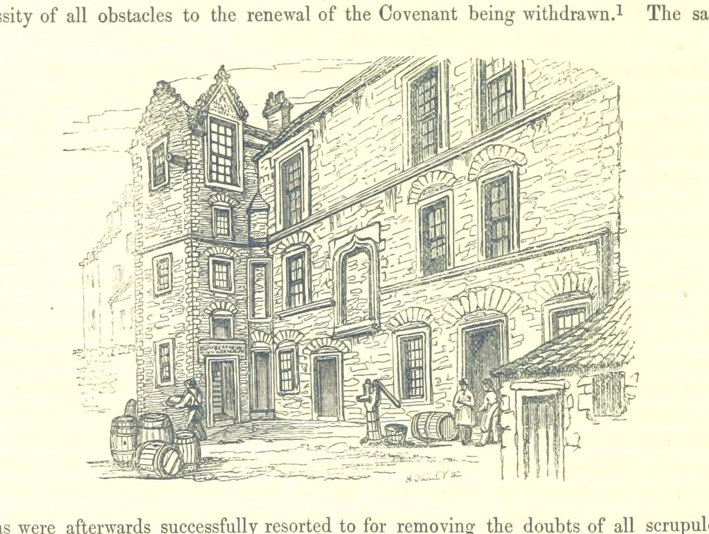 An illustration from Memorials of Edinburgh in the olden time, 1848, leaf 408