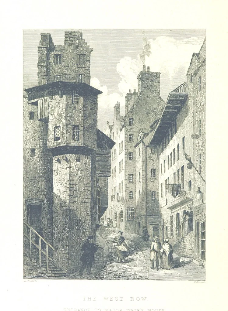 An illustration from Memorials of Edinburgh in the olden time, 1848, leaf 422