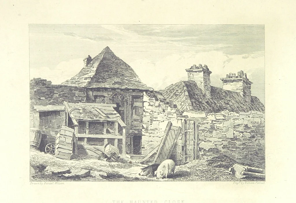 An illustration from Memorials of Edinburgh in the olden time, 1848, leaf 429