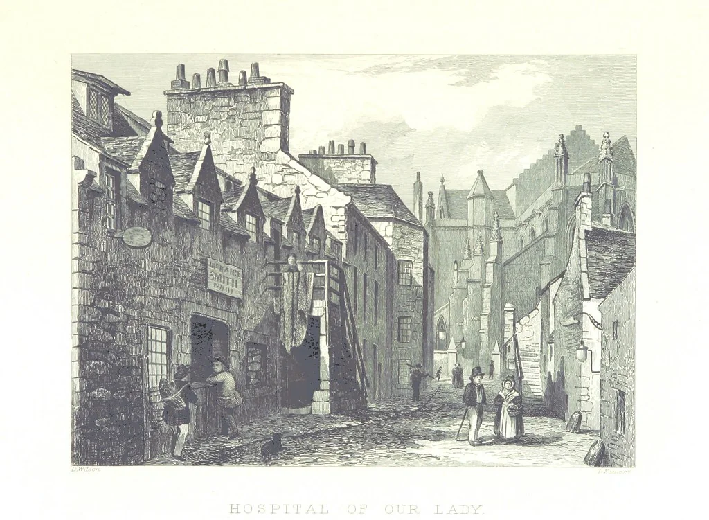 An illustration from Memorials of Edinburgh in the olden time, 1848, leaf 445