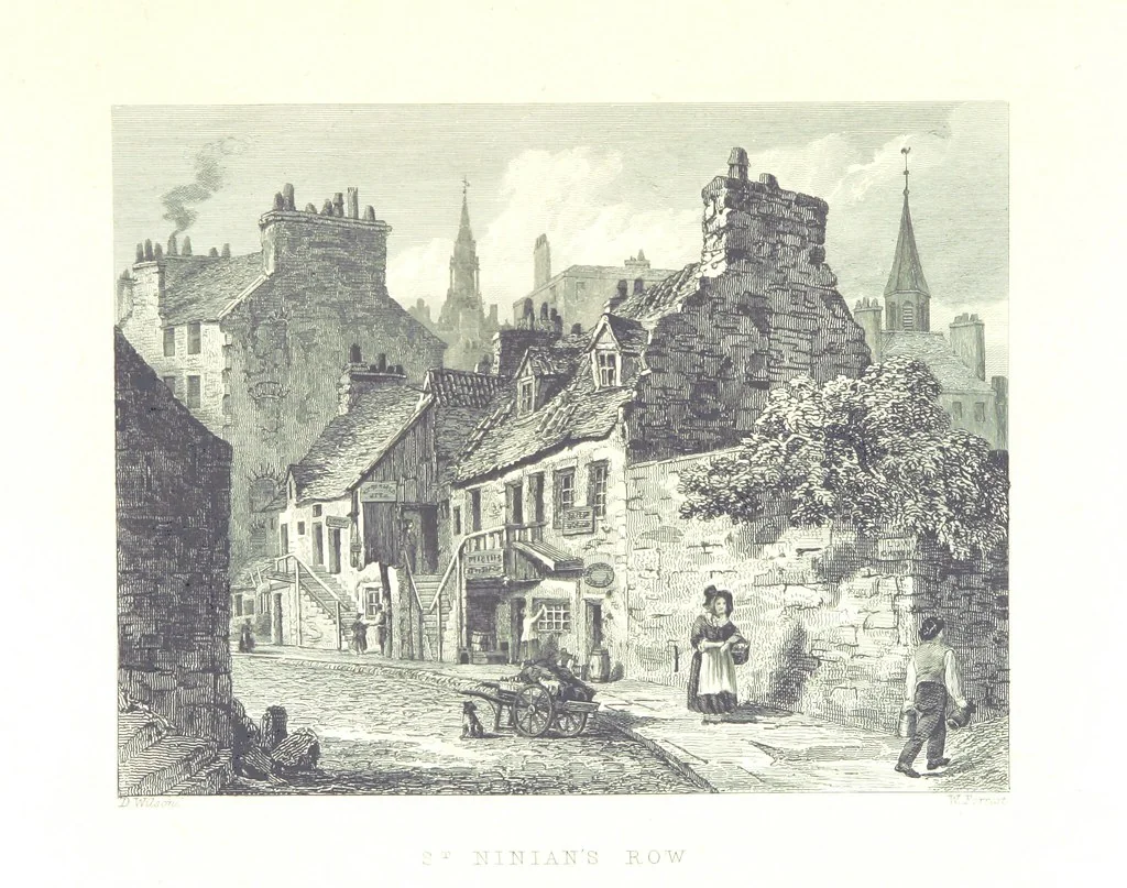 An illustration from Memorials of Edinburgh in the olden time, 1848, leaf 449