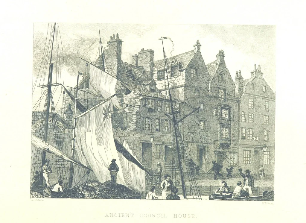 An illustration from Memorials of Edinburgh in the olden time, 1848, leaf 458