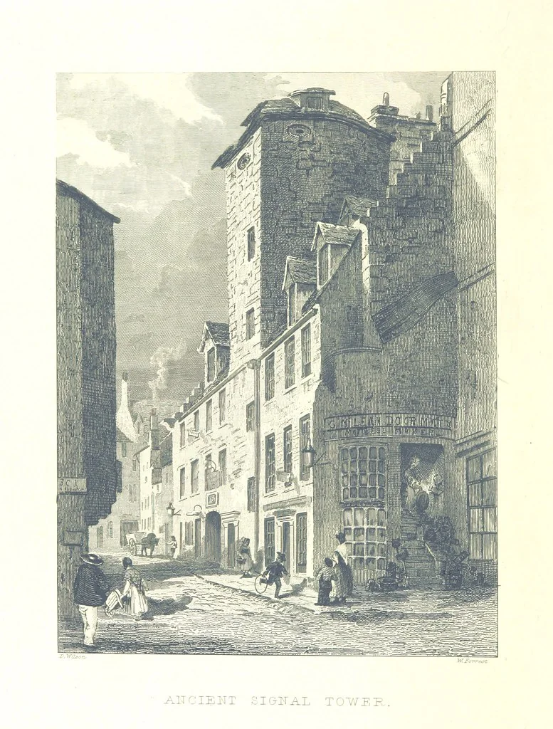 An illustration from Memorials of Edinburgh in the olden time, 1848, leaf 464