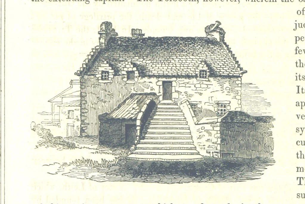 An illustration from Memorials of Edinburgh in the olden time, 1848, leaf 472