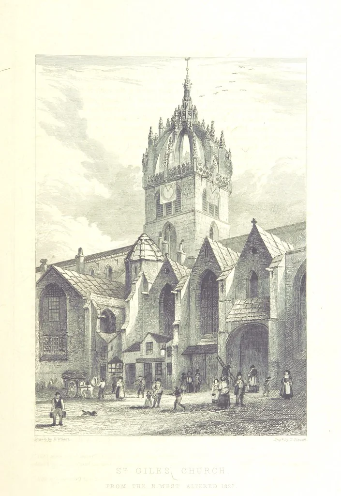 An illustration from Memorials of Edinburgh in the olden time, 1848, leaf 487