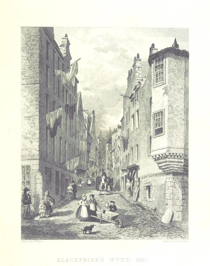 An illustration from Memorials of Edinburgh in the olden time, 1848, leaf 63