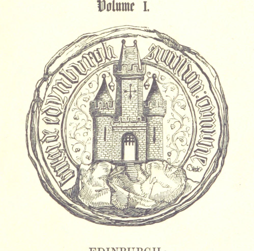 An illustration from Memorials of Edinburgh in the olden time, 1848, leaf 7