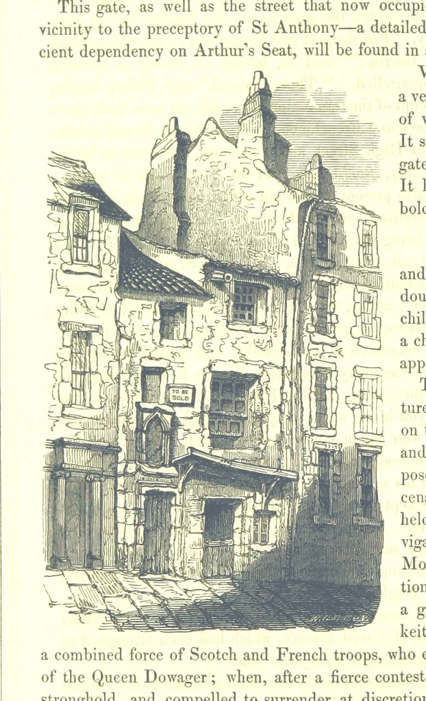 An illustration from Memorials of Edinburgh in the olden time, 1848, leaf 86