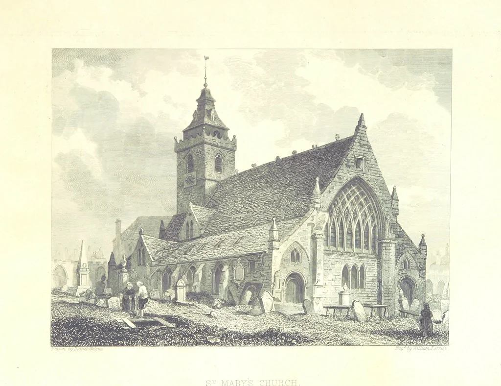 An illustration from Memorials of Edinburgh in the olden time, 1848, leaf 99
