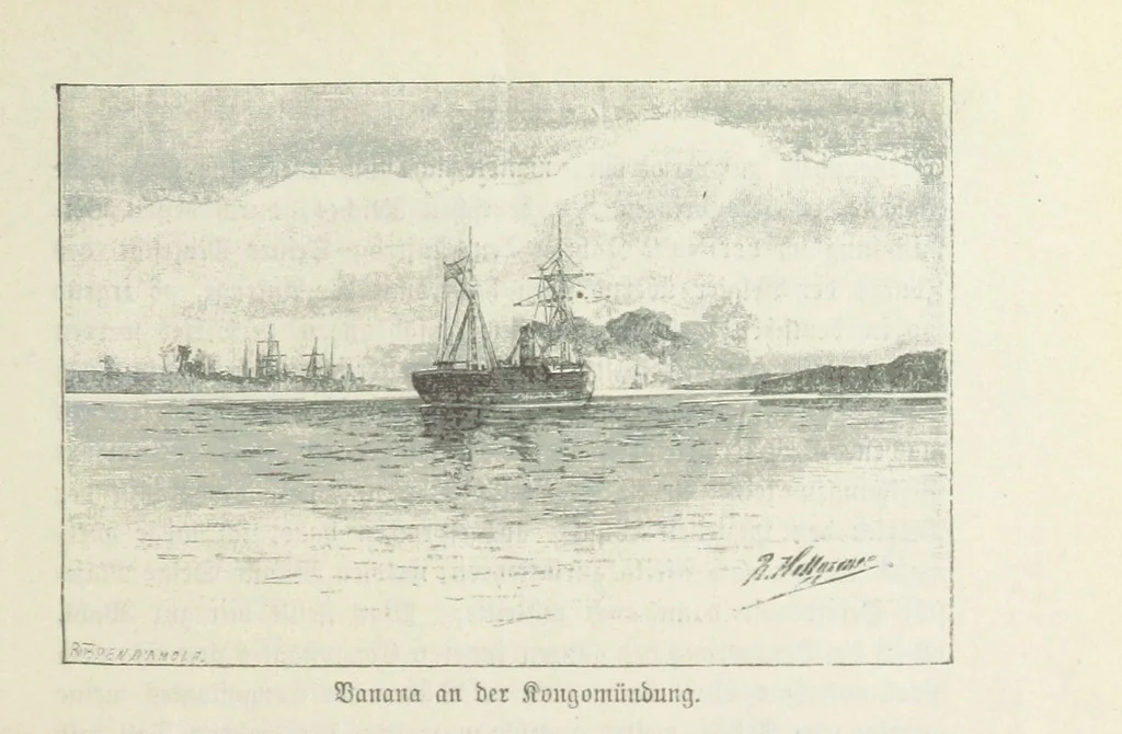 An illustration from Meine zweite Durchquerung Äquatorial-Afrikas vom Congo zum Zambesi während der Jahre 1886 und 1887 ... Mit 92 Abbildungen, etc, 1890, leaf 17
