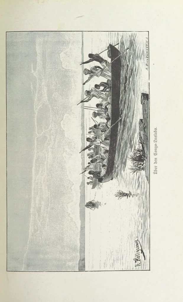 An illustration from Meine zweite Durchquerung Äquatorial-Afrikas vom Congo zum Zambesi während der Jahre 1886 und 1887 ... Mit 92 Abbildungen, etc, 1890, leaf 231