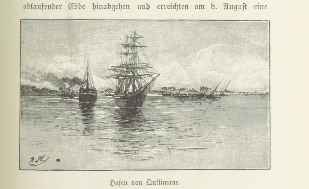 An illustration from Meine zweite Durchquerung Äquatorial-Afrikas vom Congo zum Zambesi während der Jahre 1886 und 1887 ... Mit 92 Abbildungen, etc, 1890, leaf 311