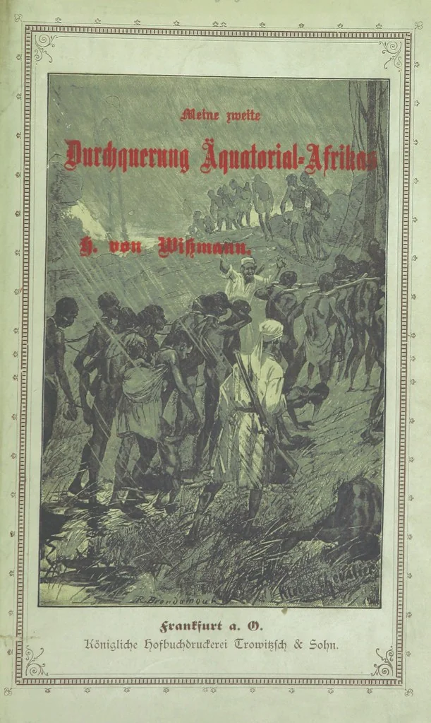 An illustration from Meine zweite Durchquerung Äquatorial-Afrikas vom Congo zum Zambesi während der Jahre 1886 und 1887 ... Mit 92 Abbildungen, etc, 1890, leaf 349