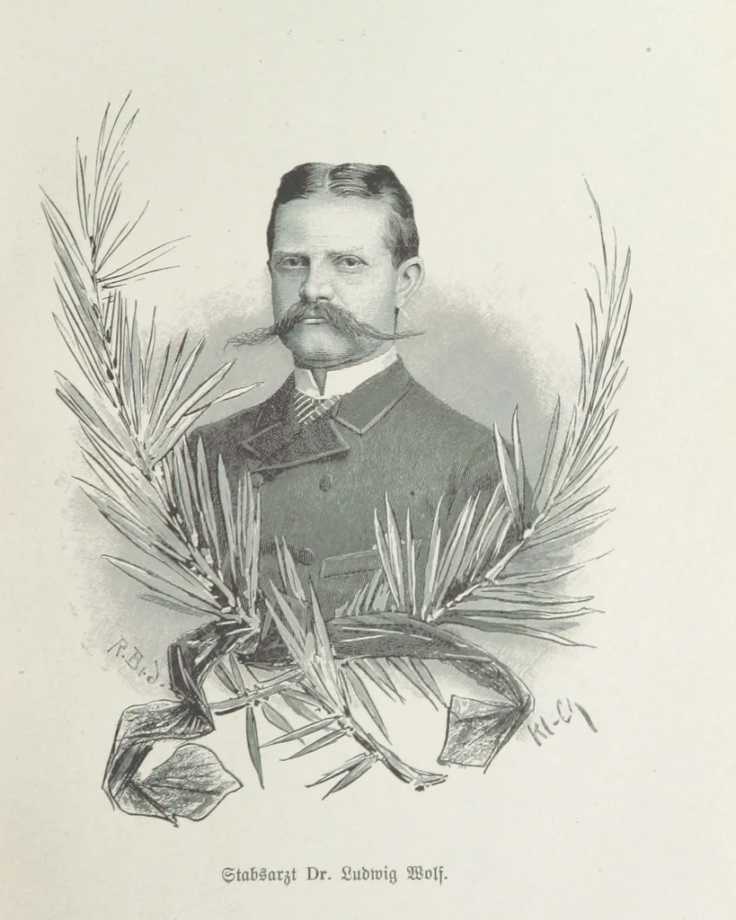 An illustration from Meine zweite Durchquerung Äquatorial-Afrikas vom Congo zum Zambesi während der Jahre 1886 und 1887 ... Mit 92 Abbildungen, etc, 1890, leaf 53