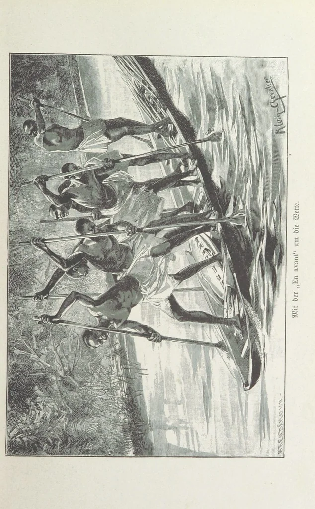 An illustration from Meine zweite Durchquerung Äquatorial-Afrikas vom Congo zum Zambesi während der Jahre 1886 und 1887 ... Mit 92 Abbildungen, etc, 1890, leaf 59