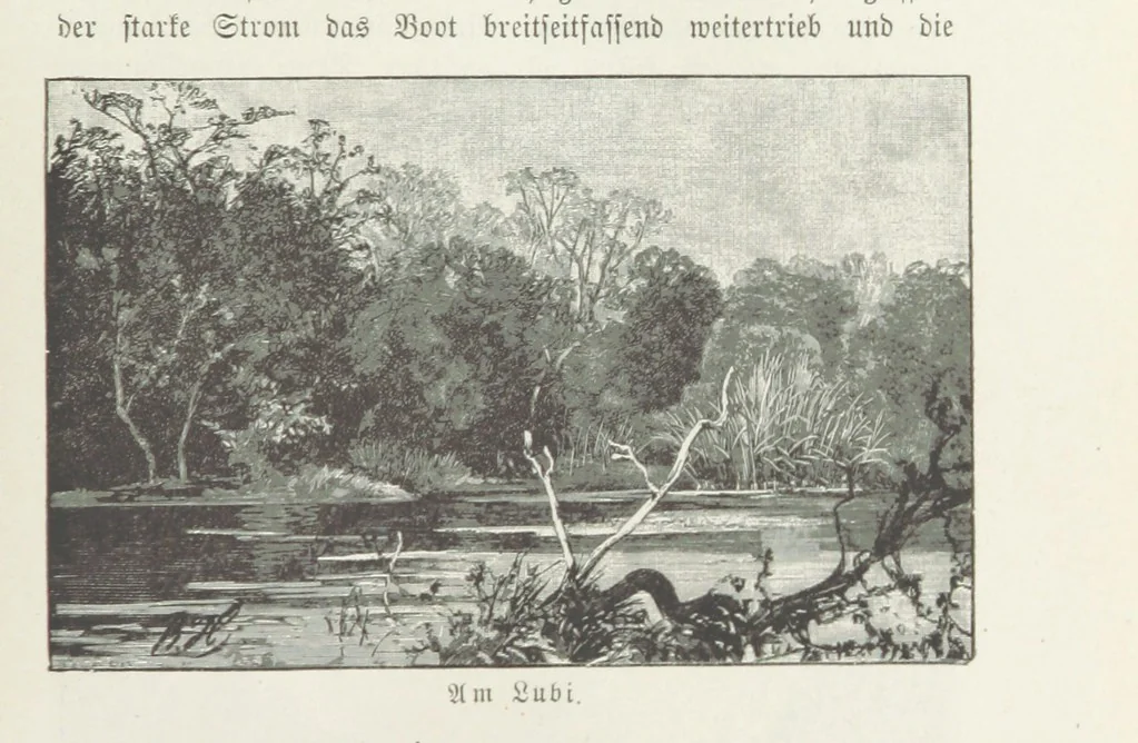 An illustration from Meine zweite Durchquerung Äquatorial-Afrikas vom Congo zum Zambesi während der Jahre 1886 und 1887 ... Mit 92 Abbildungen, etc, 1890, leaf 67