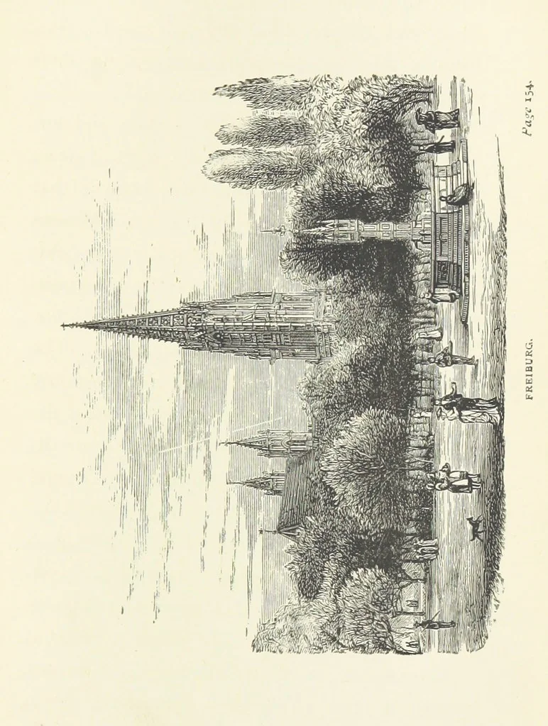 An illustration from In the Black Forest, 1882, leaf 199