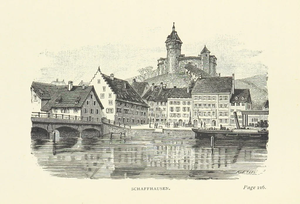 An illustration from In the Black Forest, 1882, leaf 283