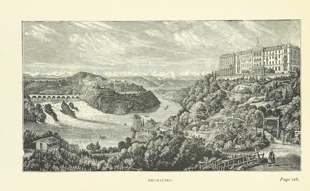An illustration from In the Black Forest, 1882, leaf 287