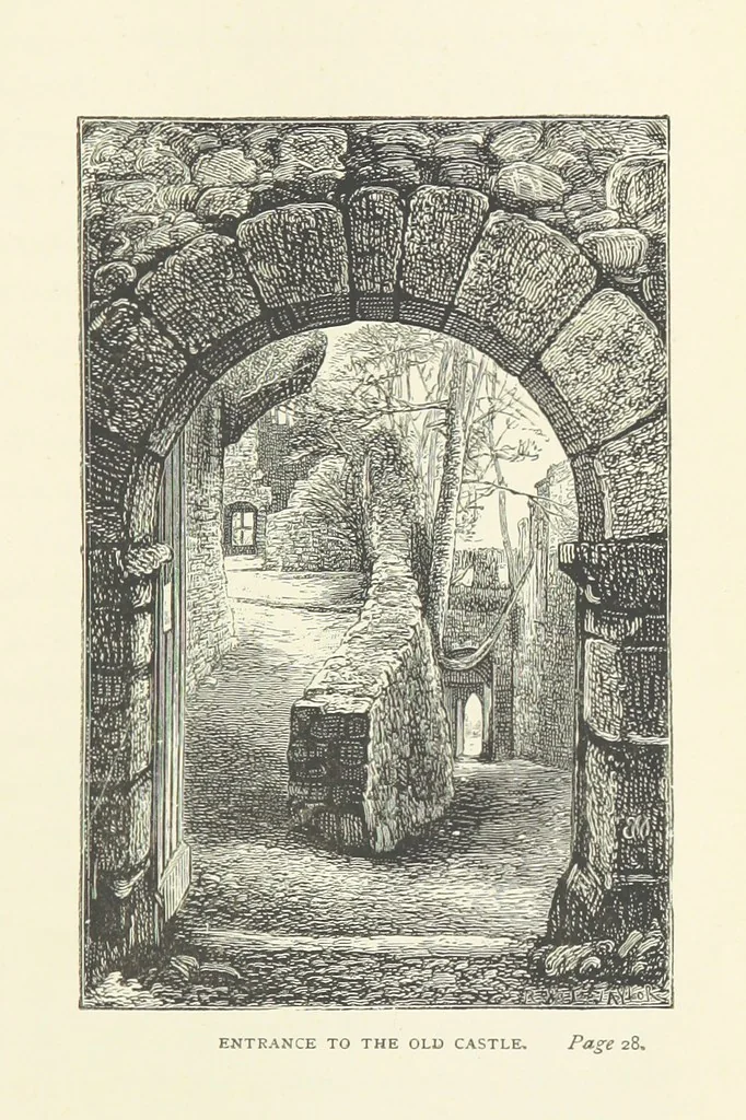 An illustration from In the Black Forest, 1882, leaf 45