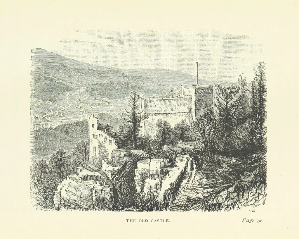 An illustration from In the Black Forest, 1882, leaf 51