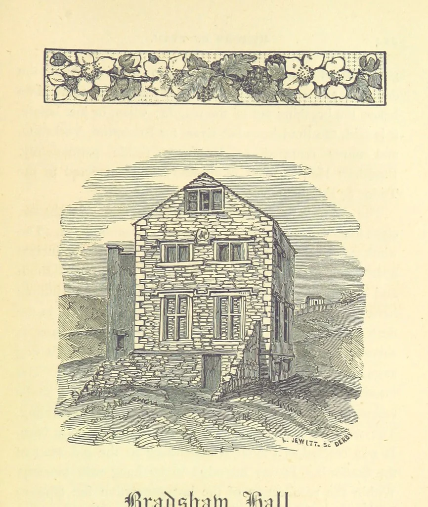 An illustration from The History and Antiquities of Eyam ... Sixth edition. With illustrations from photographs by J. A. Warwick and R. Keene, 1870, leaf 229