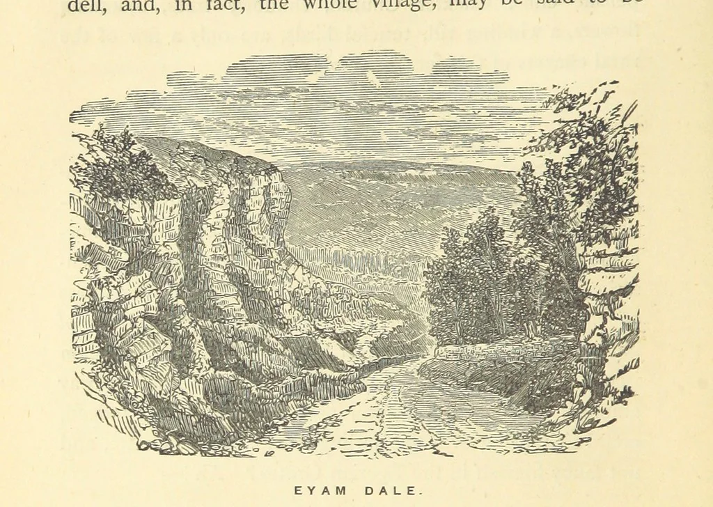 An illustration from The History and Antiquities of Eyam ... Sixth edition. With illustrations from photographs by J. A. Warwick and R. Keene, 1870, leaf 38