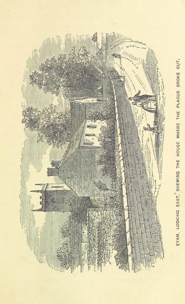 An illustration from The History and Antiquities of Eyam ... Sixth edition. With illustrations from photographs by J. A. Warwick and R. Keene, 1870, leaf 77