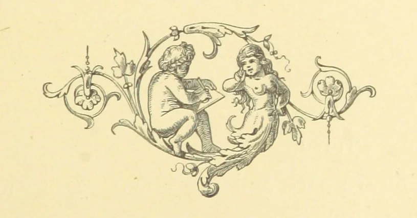 An illustration from Poems, 1884, leaf 51