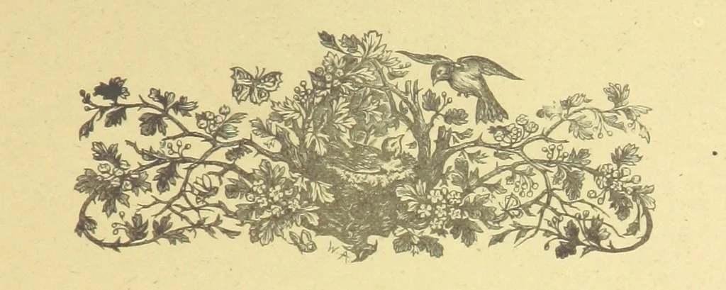 An illustration from Poems, 1884, leaf 7