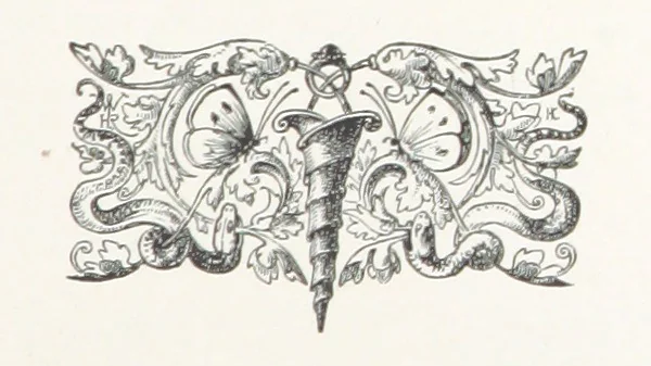An illustration from Reeds Shaken with the Wind. [Poems, 1893, leaf 25
