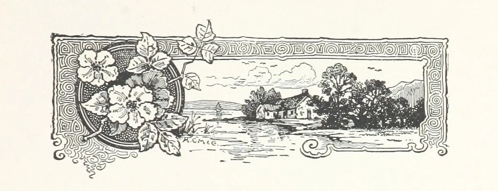 An illustration from Reeds Shaken with the Wind. [Poems, 1893, leaf 29