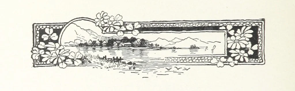 An illustration from Reeds Shaken with the Wind. [Poems, 1893, leaf 44