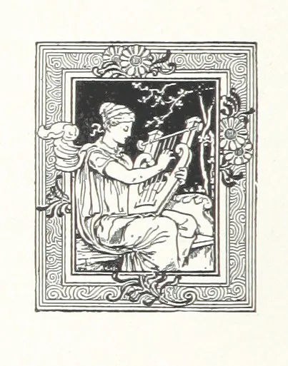 An illustration from Reeds Shaken with the Wind. [Poems, 1893, leaf 8