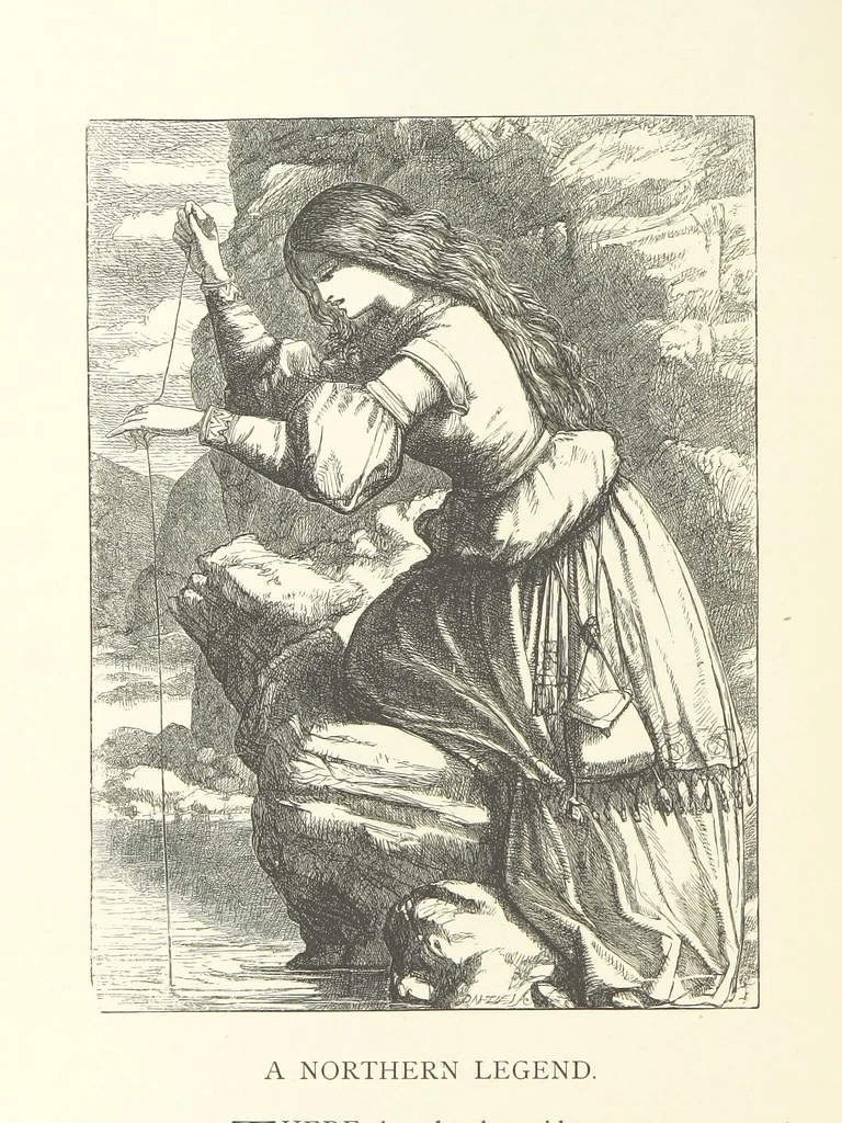 An illustration from Wood-Side and Sea-Side. Illustrated by pen and pencil, 1869, leaf 48