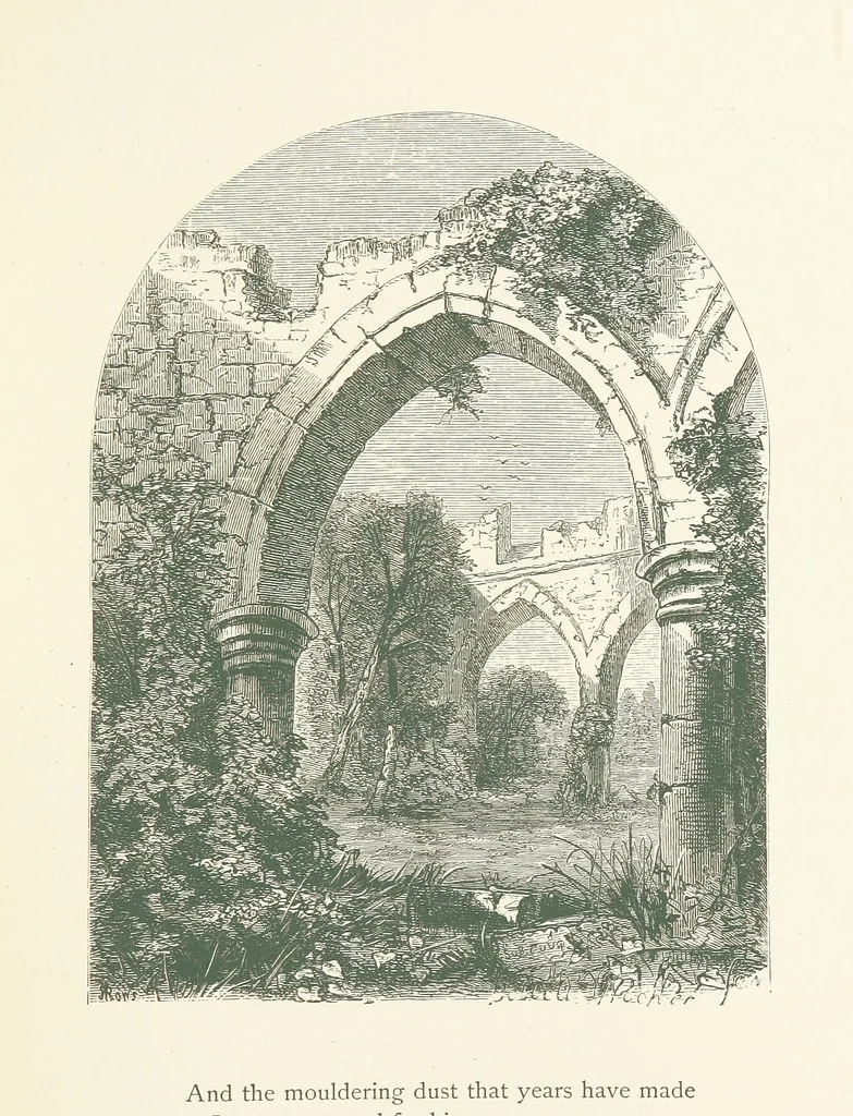 An illustration from Wood-Side and Sea-Side. Illustrated by pen and pencil, 1869, leaf 55