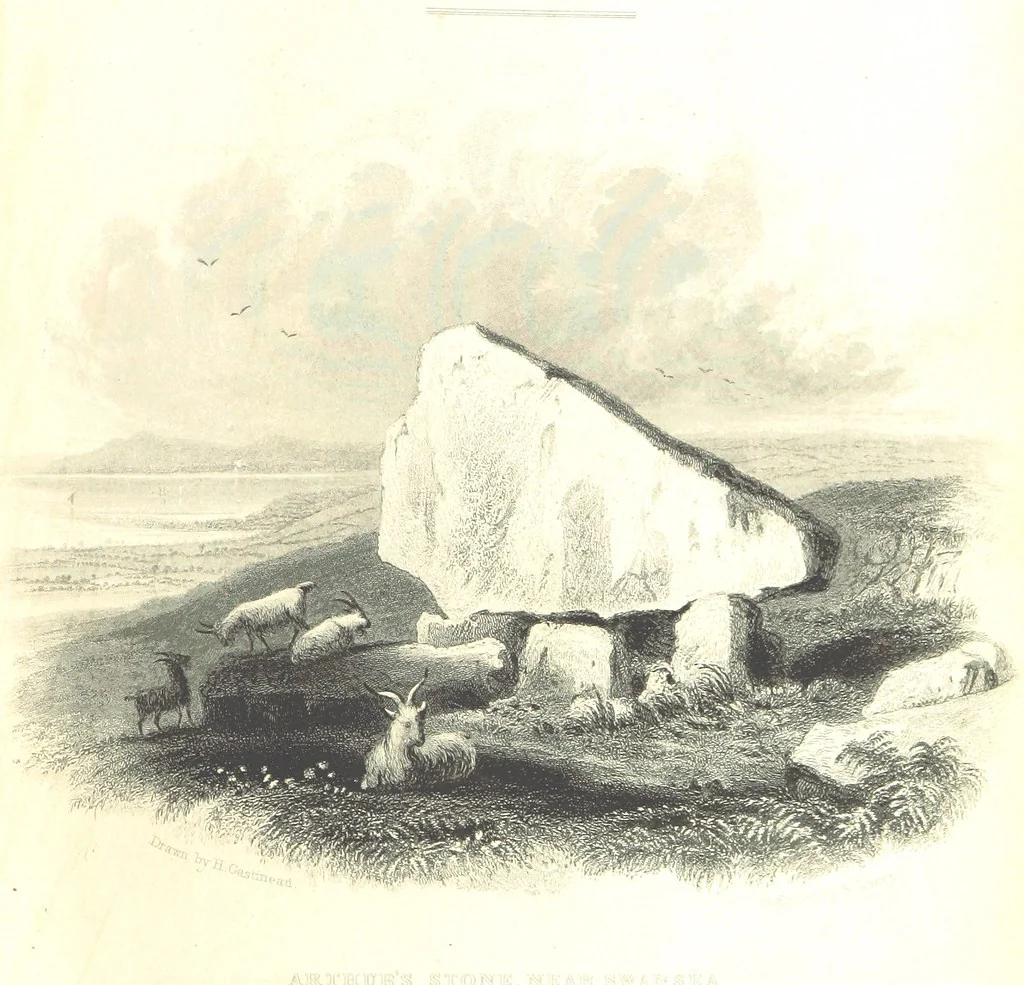 An illustration from The History of Wales from the earliest times to its final incorporation with the kingdom of England etc, 1853, leaf 11