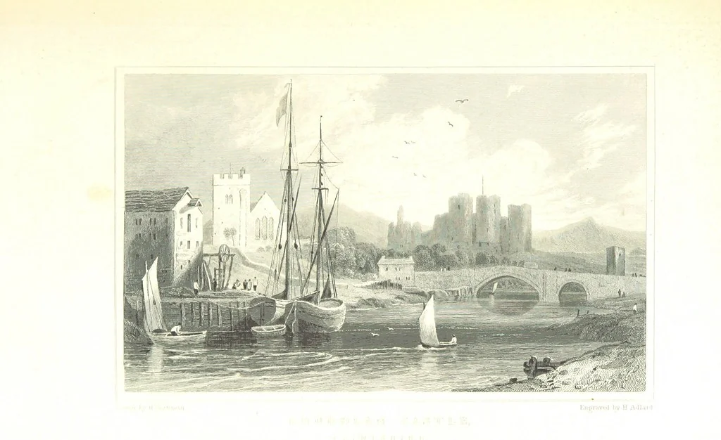 An illustration from The History of Wales from the earliest times to its final incorporation with the kingdom of England etc, 1853, leaf 291