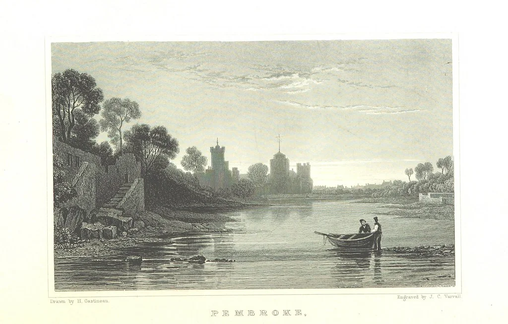 An illustration from The History of Wales from the earliest times to its final incorporation with the kingdom of England etc, 1853, leaf 352