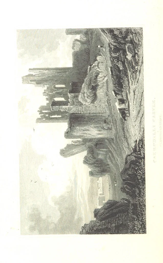 An illustration from The History of Wales from the earliest times to its final incorporation with the kingdom of England etc, 1853, leaf 386