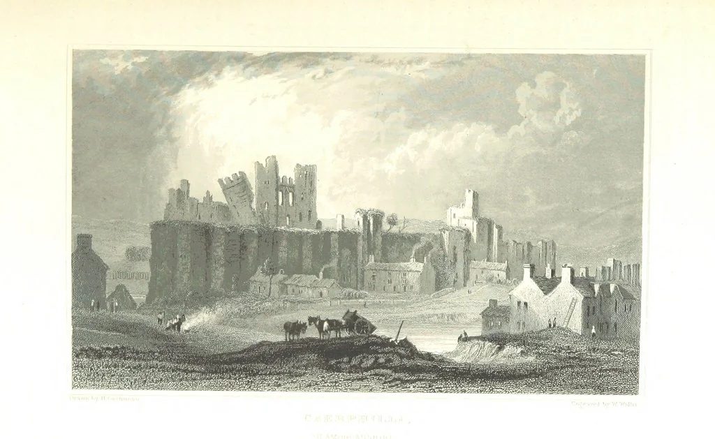 An illustration from The History of Wales from the earliest times to its final incorporation with the kingdom of England etc, 1853, leaf 607